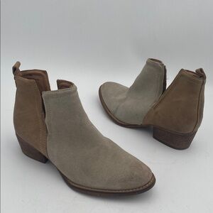 Diba true Women's Suede Ankle Bootie women 7.5 Casual festival office Y2K retro